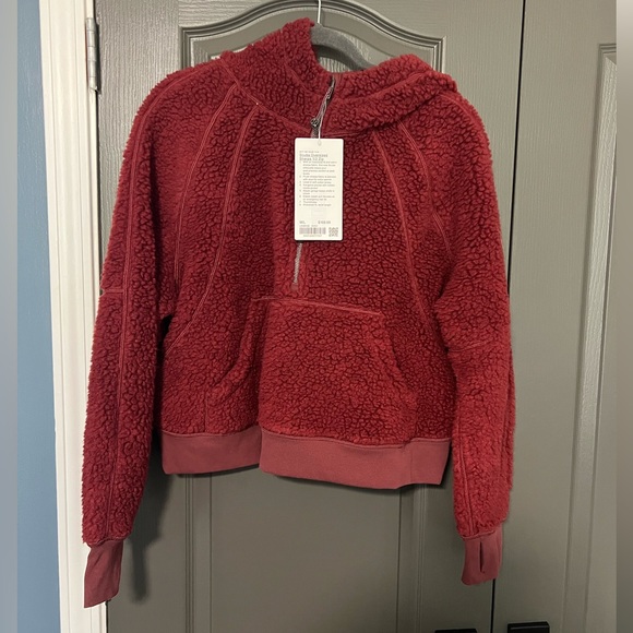 lululemon athletica Tops - Lululemon Scuba Oversized Sherpa Half-Zip